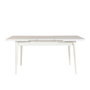 Hanah Home Vina White Soho Grey Juego de Comedor Extensible